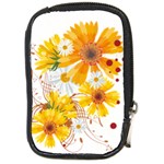 yellow_flower Compact Camera Leather Case