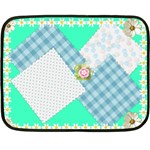 Baby001_texture Mini Fleece Blanket(Two Sides)