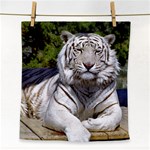 White Tiger 9 Face Towel