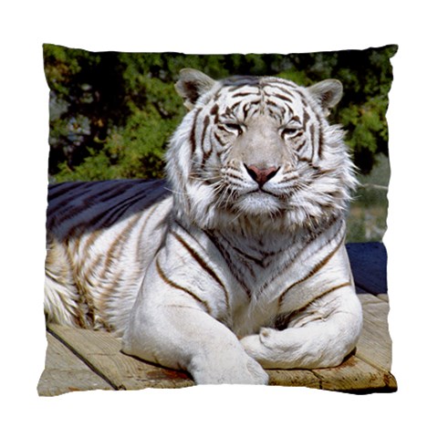 White Tiger 9 Cushion Case (One Side) from ArtsNow.com Front