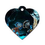 coraline08 Dog Tag Heart (One Side)