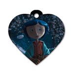 Coraline voiced Dog Tag Heart (One Side)