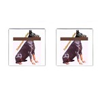 Doberman Pinscher Dog M2 Cufflinks (Square)
