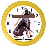 Doberman Pinscher Dog M2 Color Wall Clock