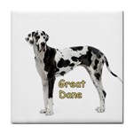 Great Dane Dog Tile Coaster