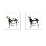 Great Dane Dog Cufflinks (Square)