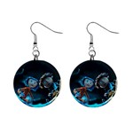 coraline 1  Button Earrings