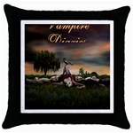 hqpromotriocrow Throw Pillow Case (Black)