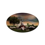 hqpromotriocrow Sticker (Oval)