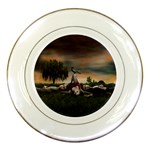 hqpromotriocrow Porcelain Plate