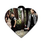 vamp diary Dog Tag Heart (One Side)