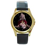 VD-CW-0004 Round Gold Metal Watch