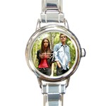 VD105-0011 Round Italian Charm Watch