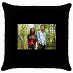 VD105-0011 Throw Pillow Case (Black)