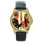 VD103-0002 Round Gold Metal Watch