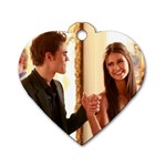 vamp diary Dog Tag Heart (One Side)