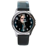 Vampire_Diaries_2_by_100077 Round Metal Watch