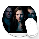 Vampire_Diaries_2_by_100077 Round Mousepad