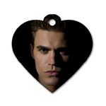 vamp diary Dog Tag Heart (One Side)