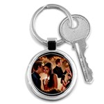 Stefan_and_Elena_by_broken_rose777 Key Chain (Round)