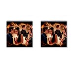 Stefan_and_Elena_by_broken_rose777 Cufflinks (Square)