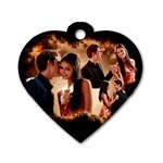vamp diary Dog Tag Heart (One Side)