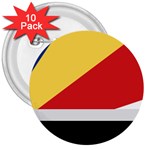 Seychellois Flag 3  Button (10 pack)