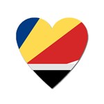 Seychellois Flag Magnet (Heart)