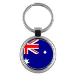 Australian Flag Key Chain (Round)