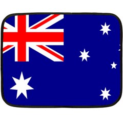 Australian Flag Mini Fleece Blanket(Two Sides) from ArtsNow.com 35 x27  Blanket Front