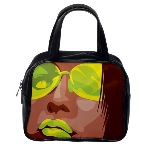 lemon lips Classic Handbag (One Side) from ArtsNow.com Front