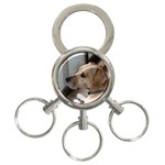 Fun puppy 3-Ring Key Chain