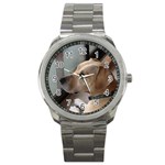 Fun puppy Sport Metal Watch