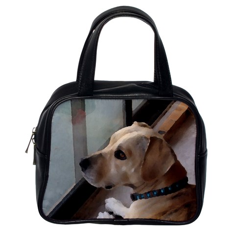 Fun puppy Classic Handbag (One Side) from ArtsNow.com Front
