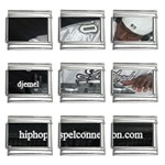 Hip Hop Gospel Connection Logo 9mm Italian Charm (9 pack)