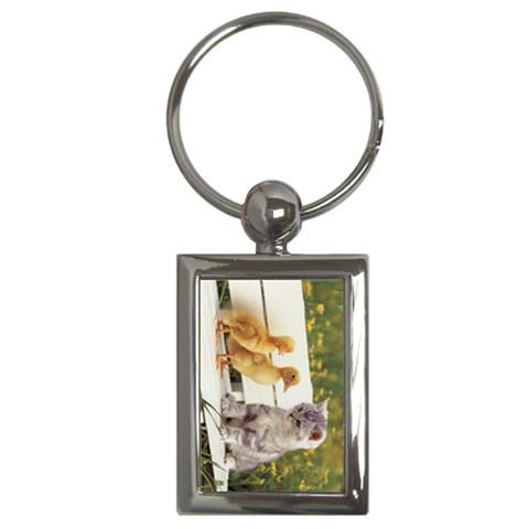 Kitty & Friends Key Chain (Rectangle) from ArtsNow.com Front