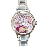 549 Round Italian Charm Watch