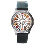 guitars custom Round Metal Watch