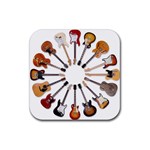 guitars custom Rubber Coaster (Square)