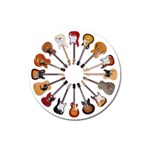 guitars custom Magnet 3  (Round)