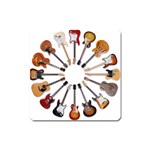 guitars custom Magnet (Square)