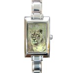 Lioness Rectangular Italian Charm Watch