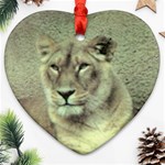 Lioness Ornament (Heart)