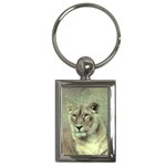 Lioness Key Chain (Rectangle)