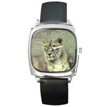 Lioness Square Metal Watch