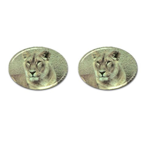 0079 Cufflinks (Oval) from ArtsNow.com Front(Pair)