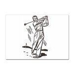Golf Swing Sticker A4 (100 pack)
