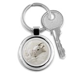 Goat Mother and Baby Key Chain (Round)