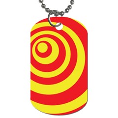 Skull circle Dog Tag (Two Sides) from ArtsNow.com Back