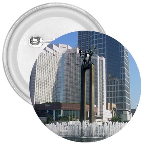 Jakarta Building 3  Button from ArtsNow.com Front